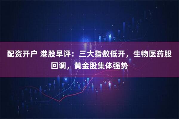 配资开户 港股早评：三大指数低开，生物医药股回调，黄金股集体强势