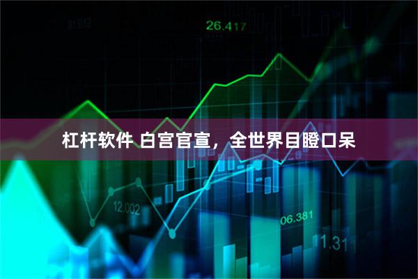 杠杆软件 白宫官宣，全世界目瞪口呆